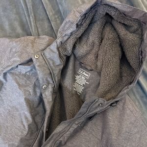 Grey L.L. Bean Plus Size Winter Coat